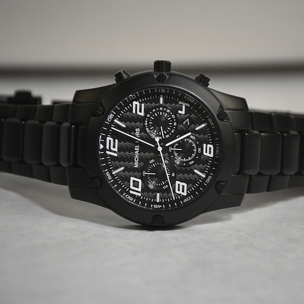 Matte Black Michael Kors Watch